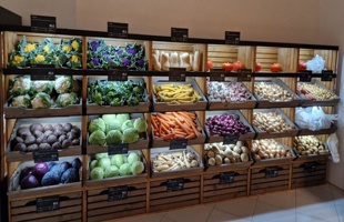 Regály na zeleninu OvoZel od jpl design SKYWANDER